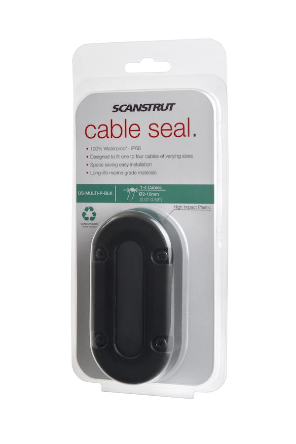 RV DS-Multi cable seal black for roof cable management