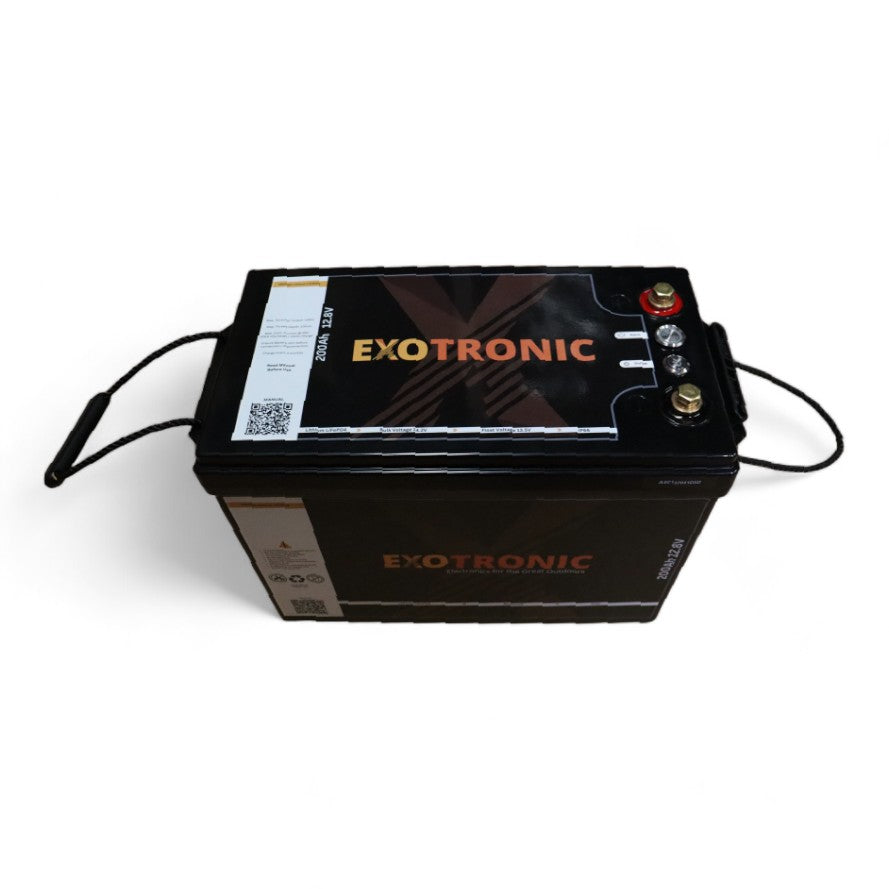 Exotronic 12V 200Ah Smart Bluetooth Lithium Battery