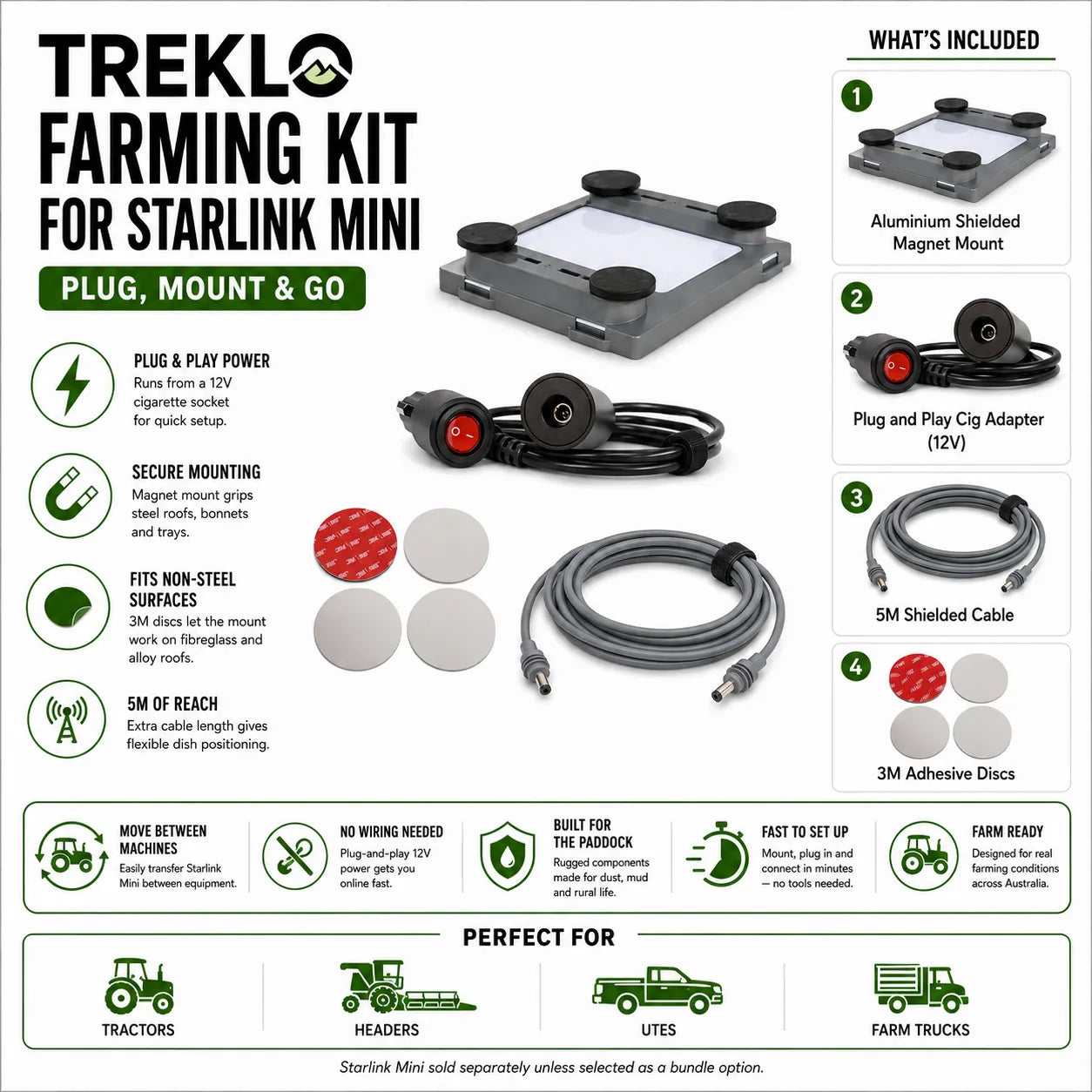 Treklo AG Kit for Starlink Mini