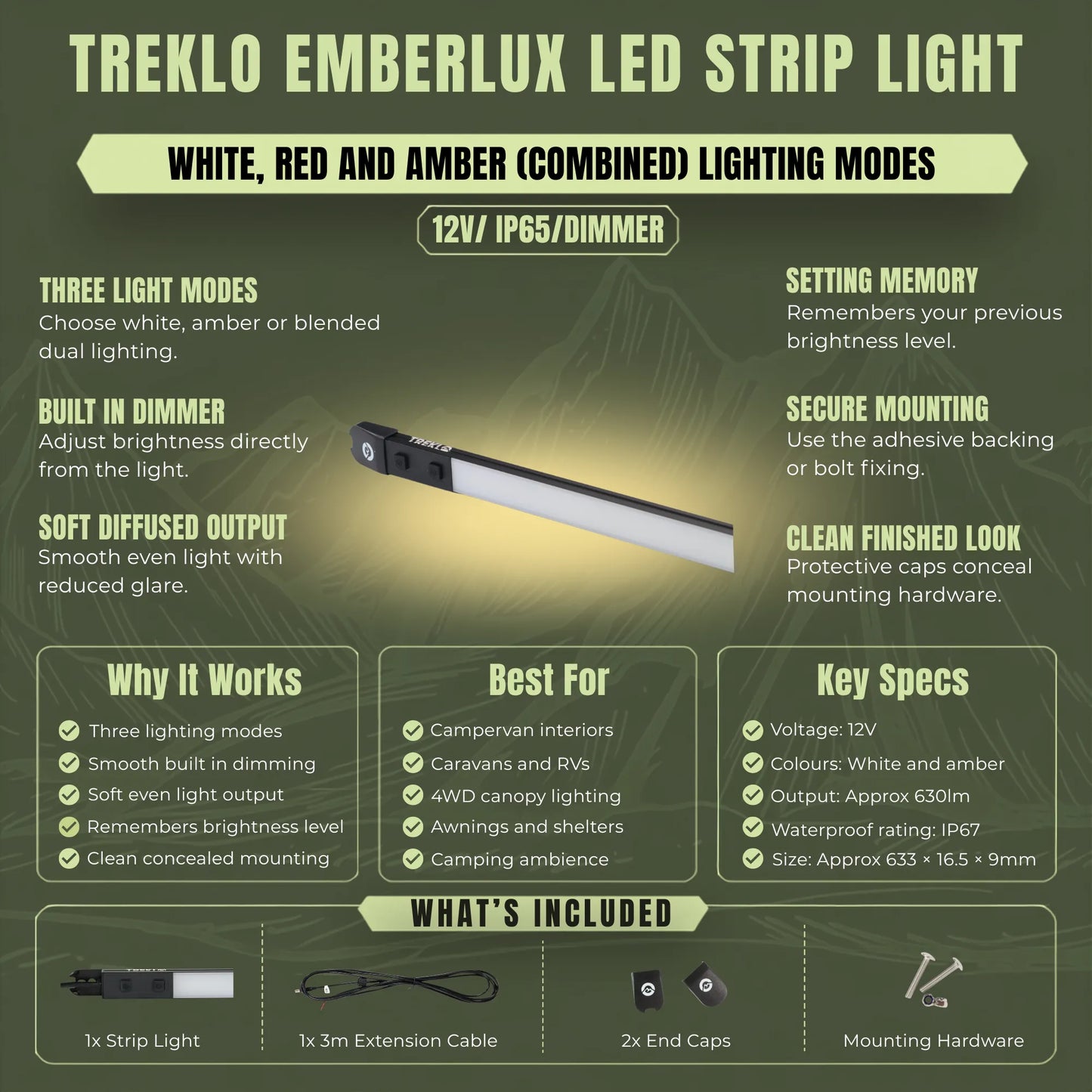 Treklo - EmberLux Rigid LED Strip Light
