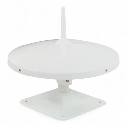 White Glomex Caravan and Campervan Antenna