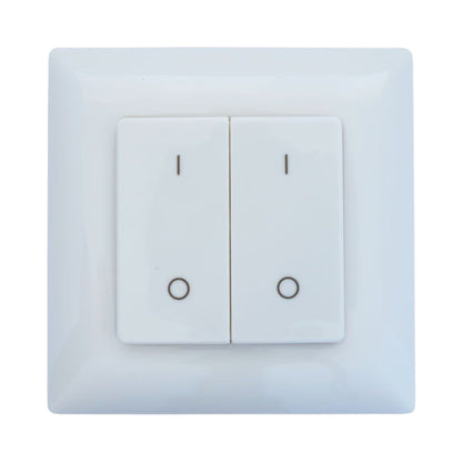 PF1-2 wireless remote switch and dimmer on bench
