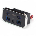 MultiCharge Quad USB-A + USBC Recessed Mount 12-24V