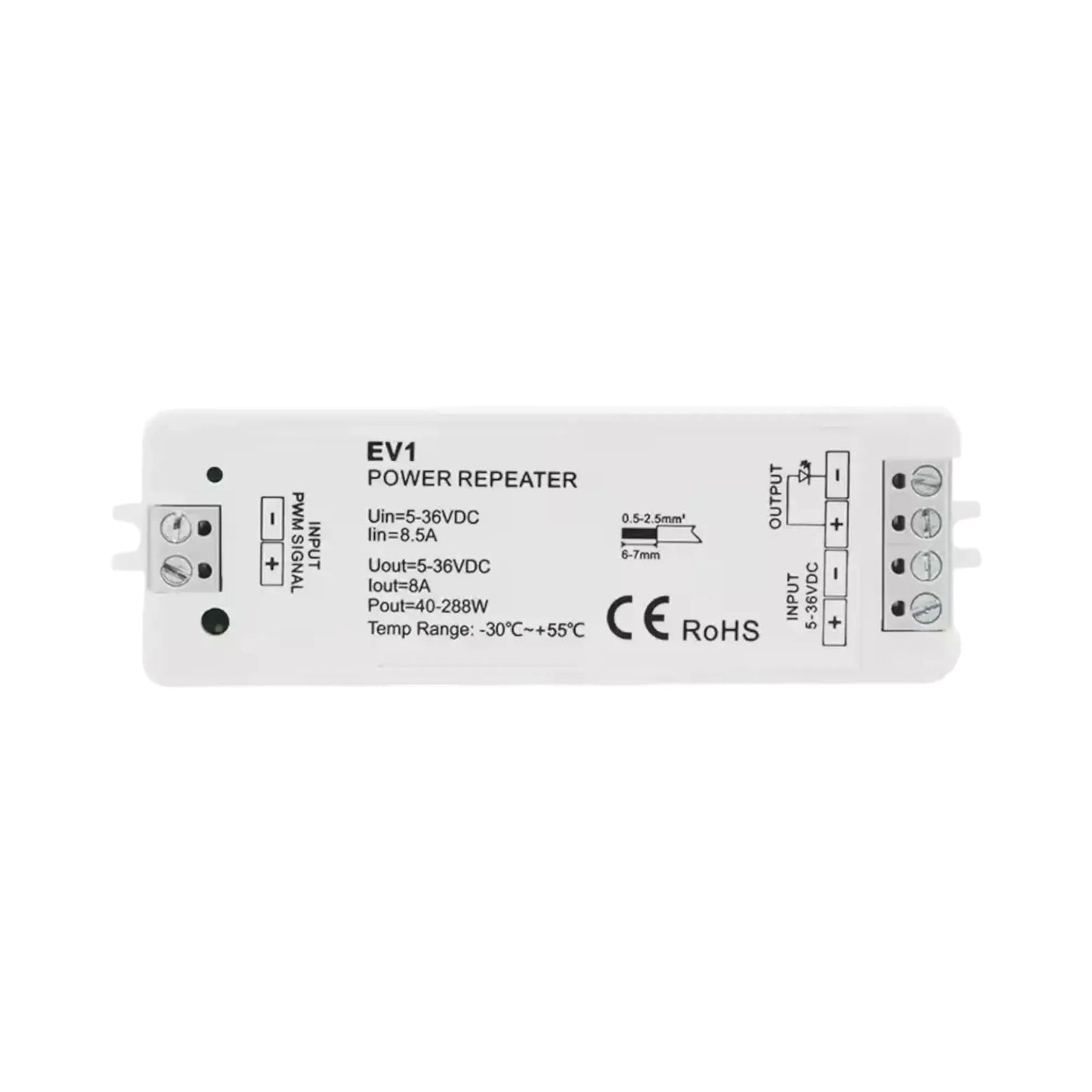 R11 wireless remote operating V1 LED dimmer