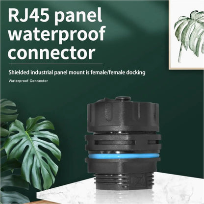 RJ45 waterproof passthrough inline coupler for LAN connection
