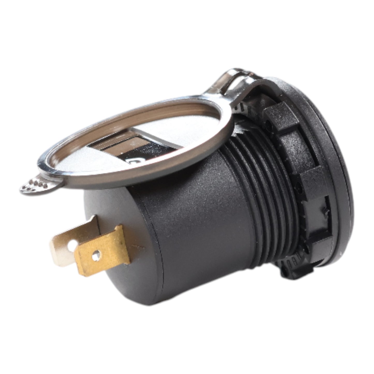 Blueline Dual USB-A Charger Socket With Voltmeter 12-24v