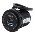 USB-A and Type C Charger Socket 12-24v