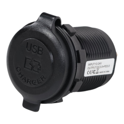 Reversible USB-A + USBC Charger Socket 12-24v