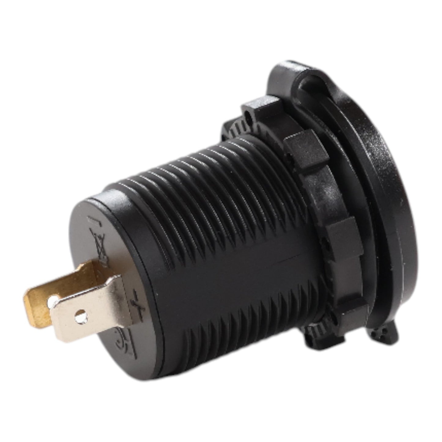 Reversible Dual USB-A Charger Socket 12-24v