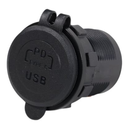 Core USB-A + USBC Charger Socket Switchable 12-24v