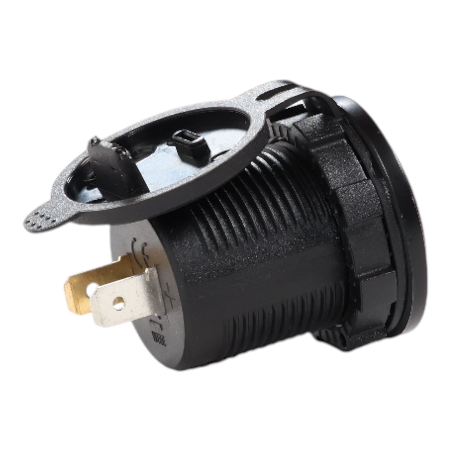 Core USB-A + USBC Charger Socket Switchable 12-24v