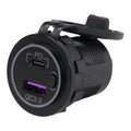 Core USB-A + USBC Charger Socket Switchable 12-24v