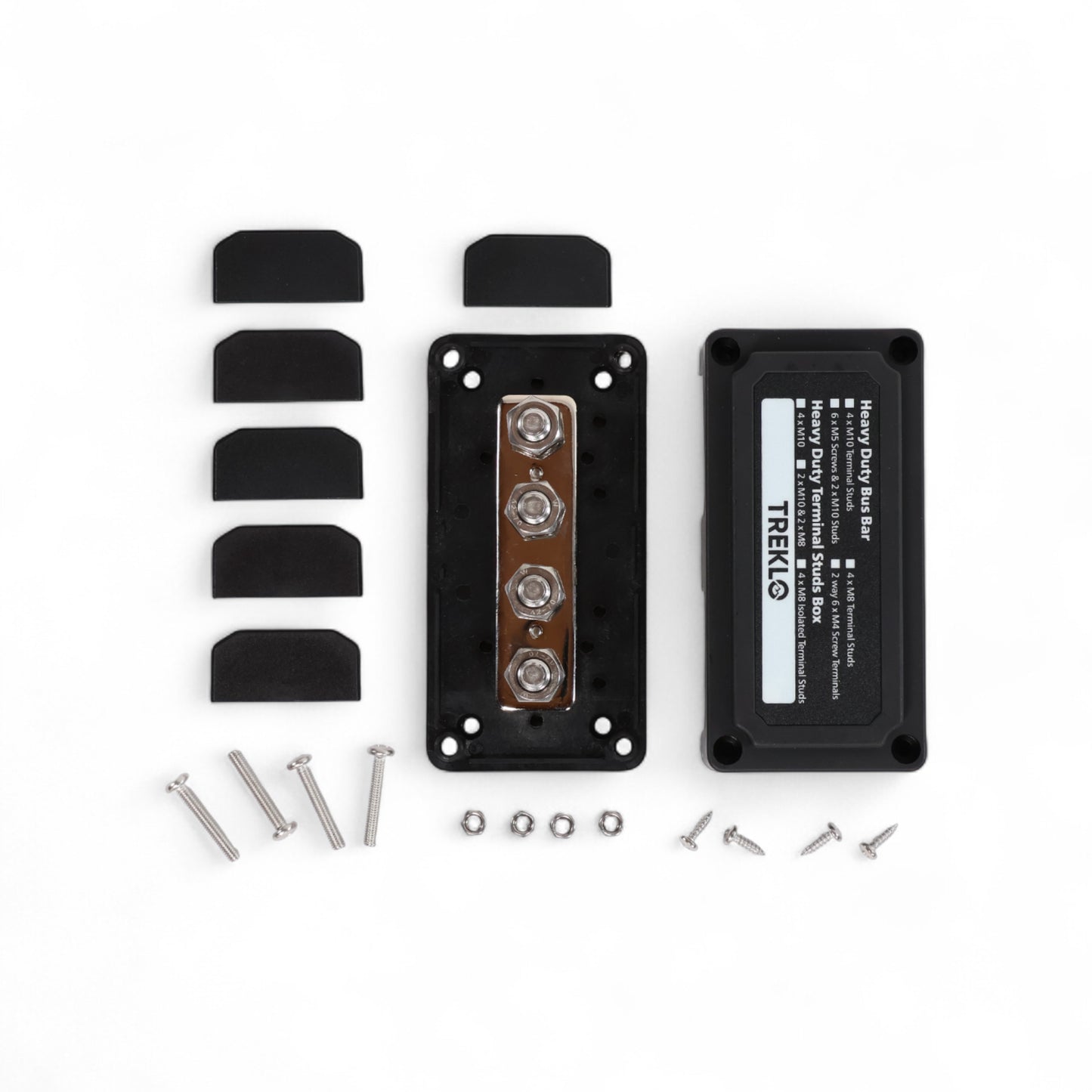 300A 4x M10 Post Heavy Duty Enclosed Busbar