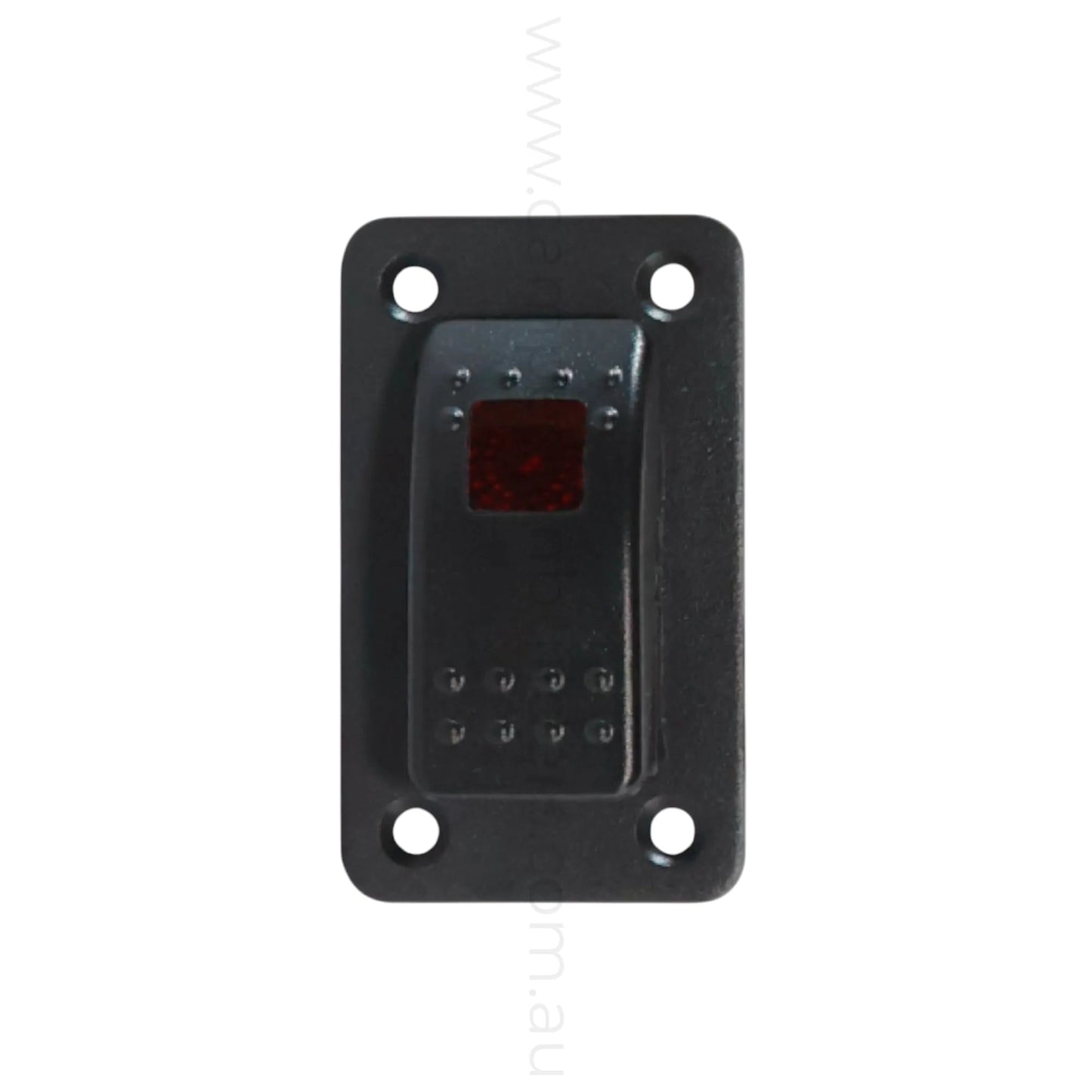 compact 1 way illuminated rocker switch panel for caravan switch panel builds