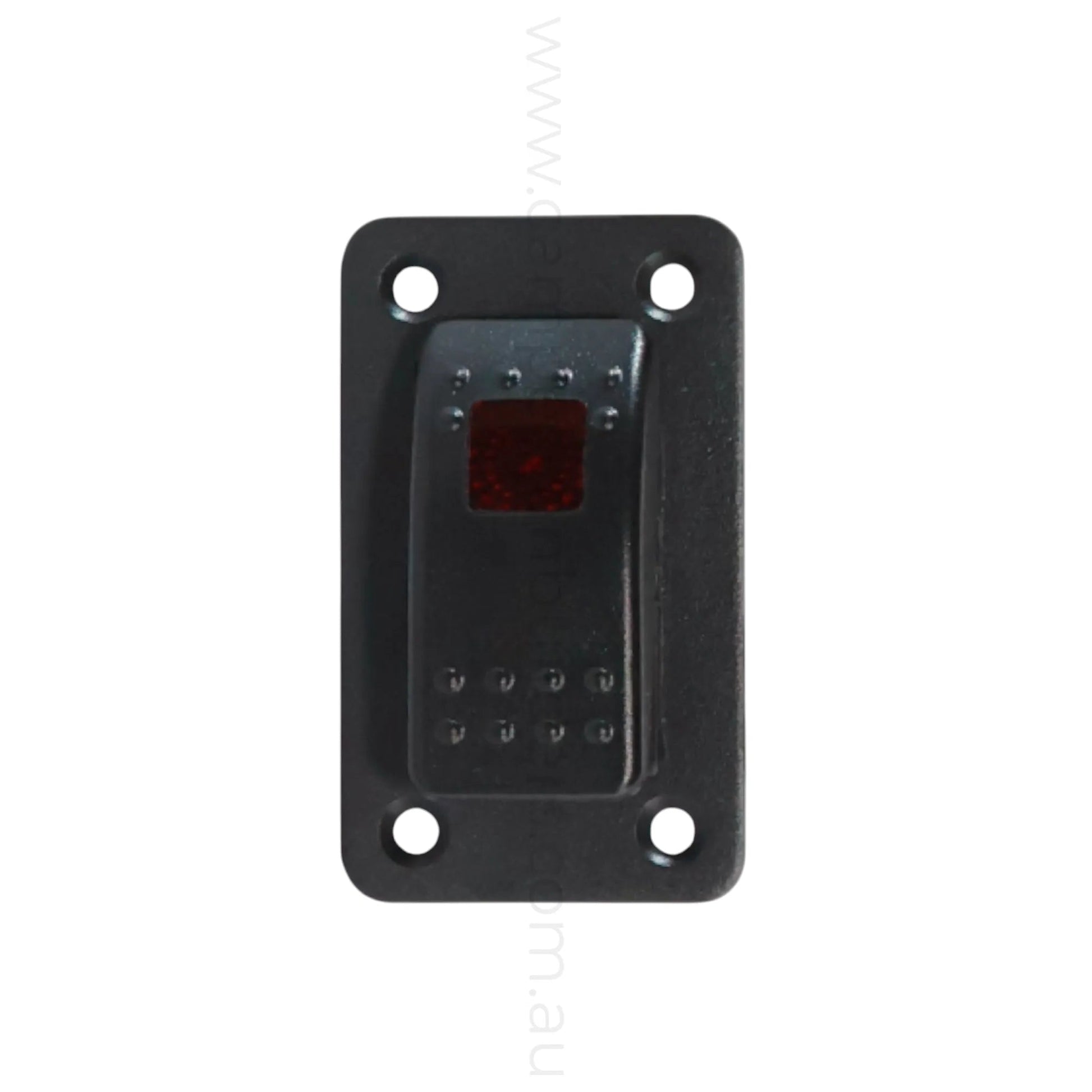 compact 1 way illuminated rocker switch panel for caravan switch panel builds