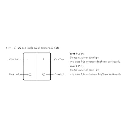 1 Zone PF1-1 Wireless Remote Switch and Dimmer