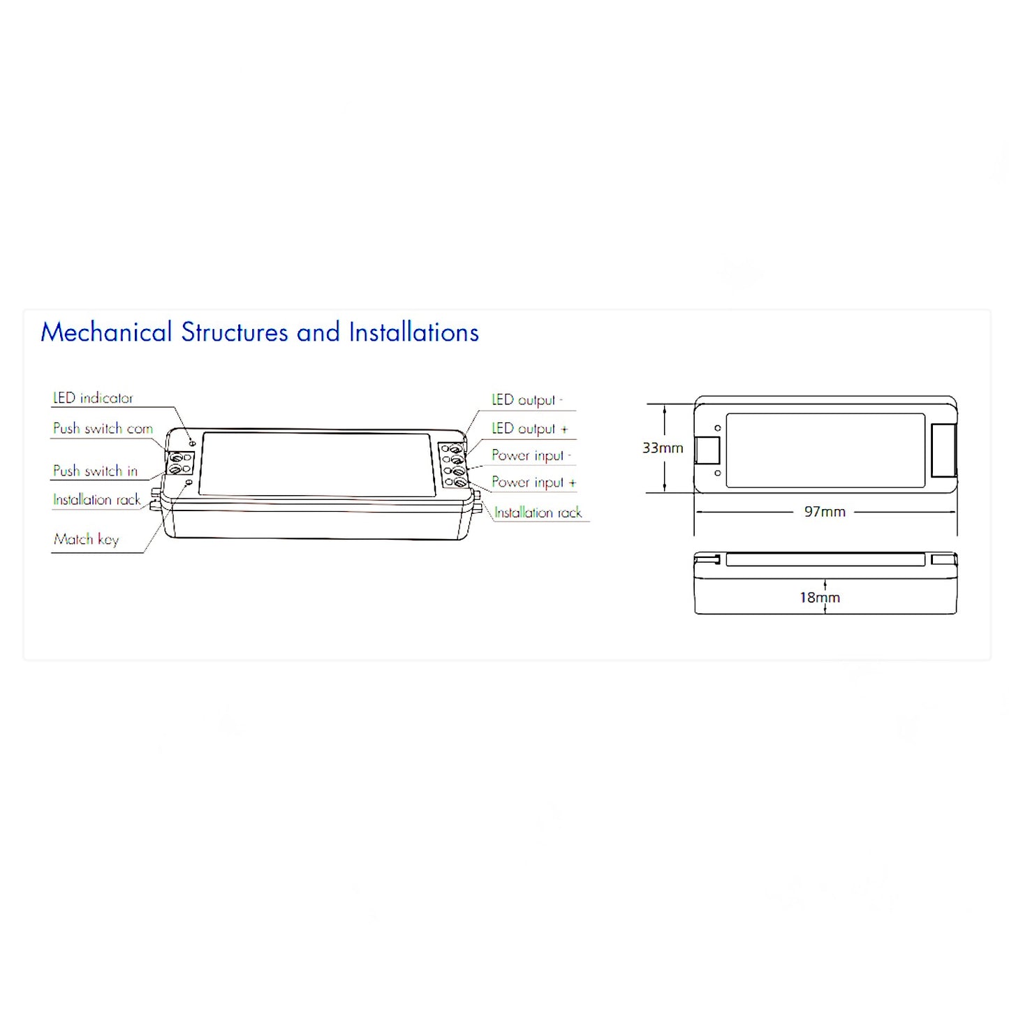 V1 Led Conroller Dimmer