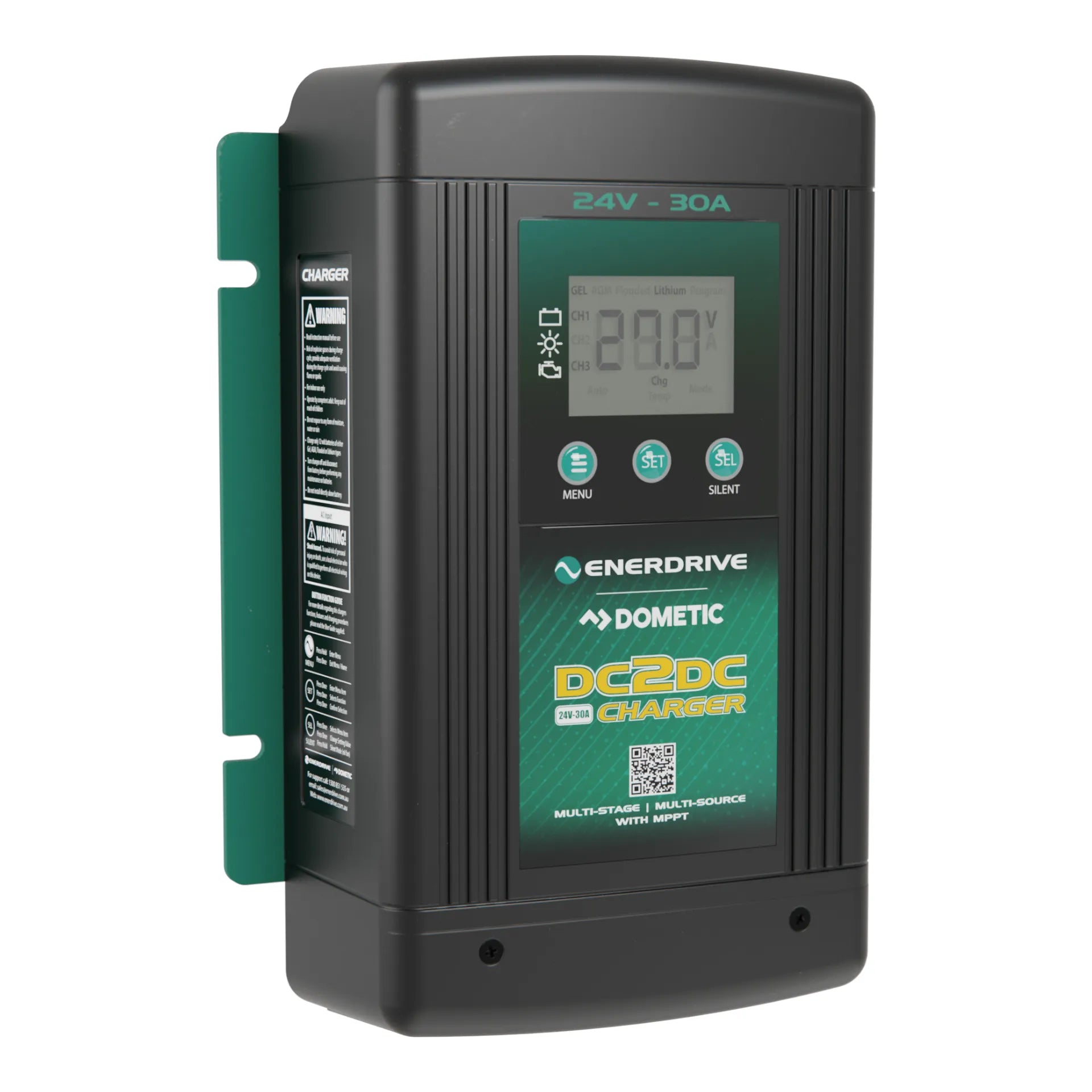 Enerdrive ePower 24V 30A charger used for lithium battery charging