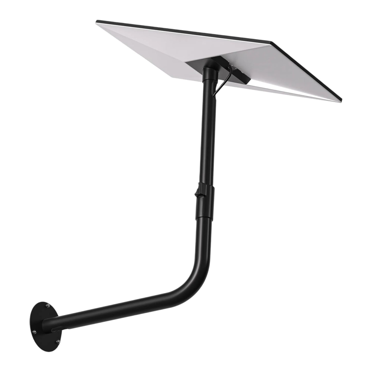 Starlink Gen 3 Antenna Bracket Mounted On Exterior Wall