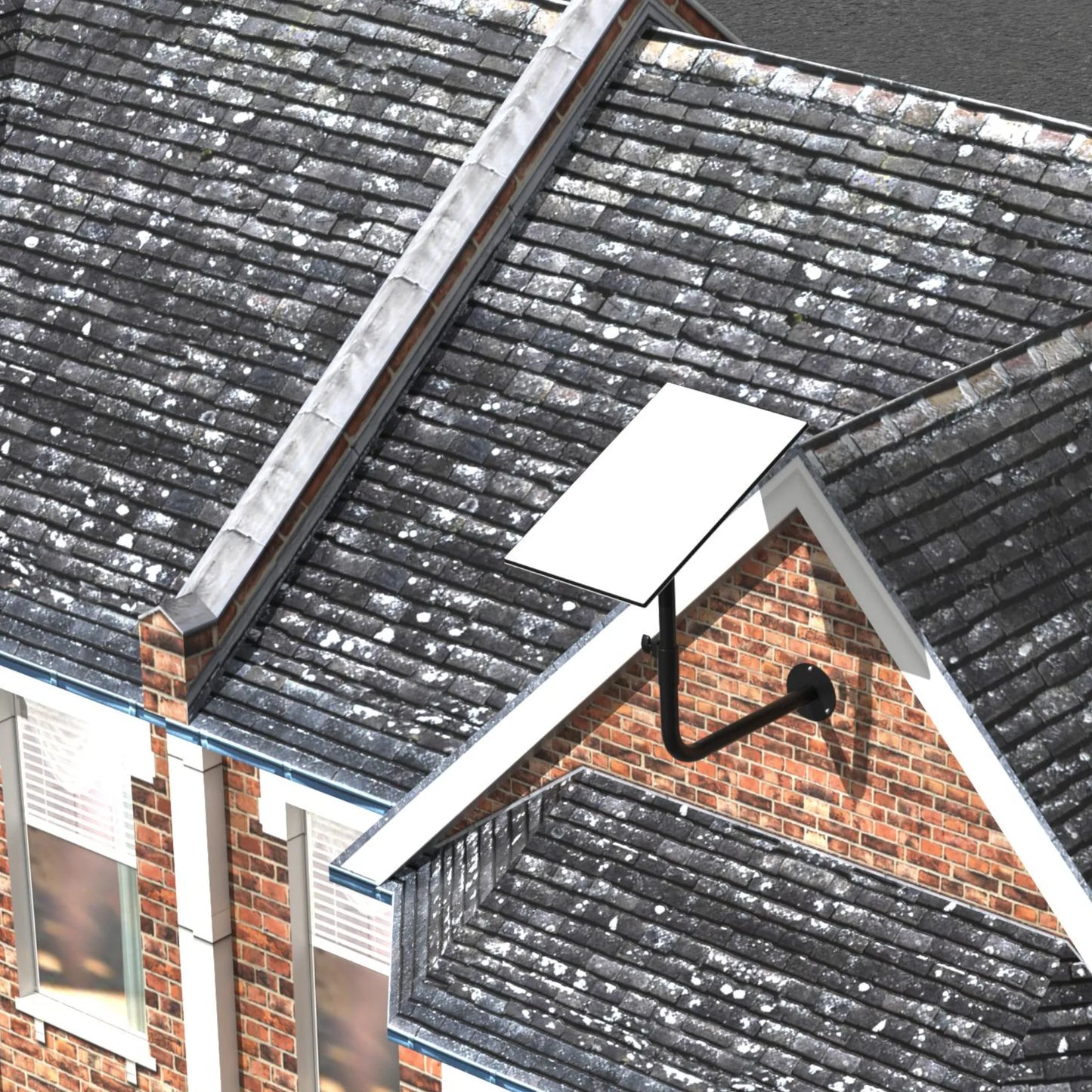 Starlink Gen 3 Antenna Bracket Fitted To Pole For Best Signal