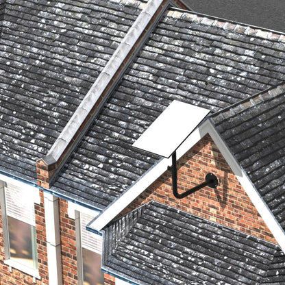 Starlink Gen 3 Antenna Bracket Fitted To Pole For Best Signal