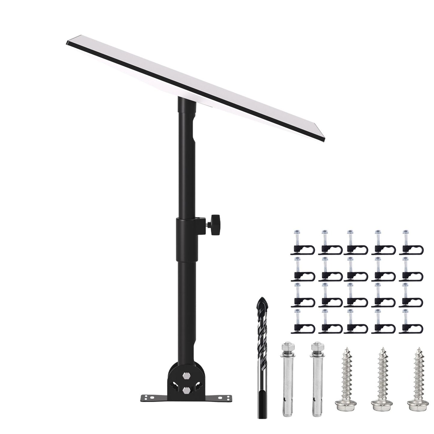 Starlink Gen 3 adjustable pole mount kit with bolts and hardware