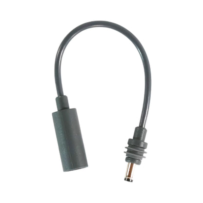 Starlink Mini male-to-female DC extender cable laid out on bench