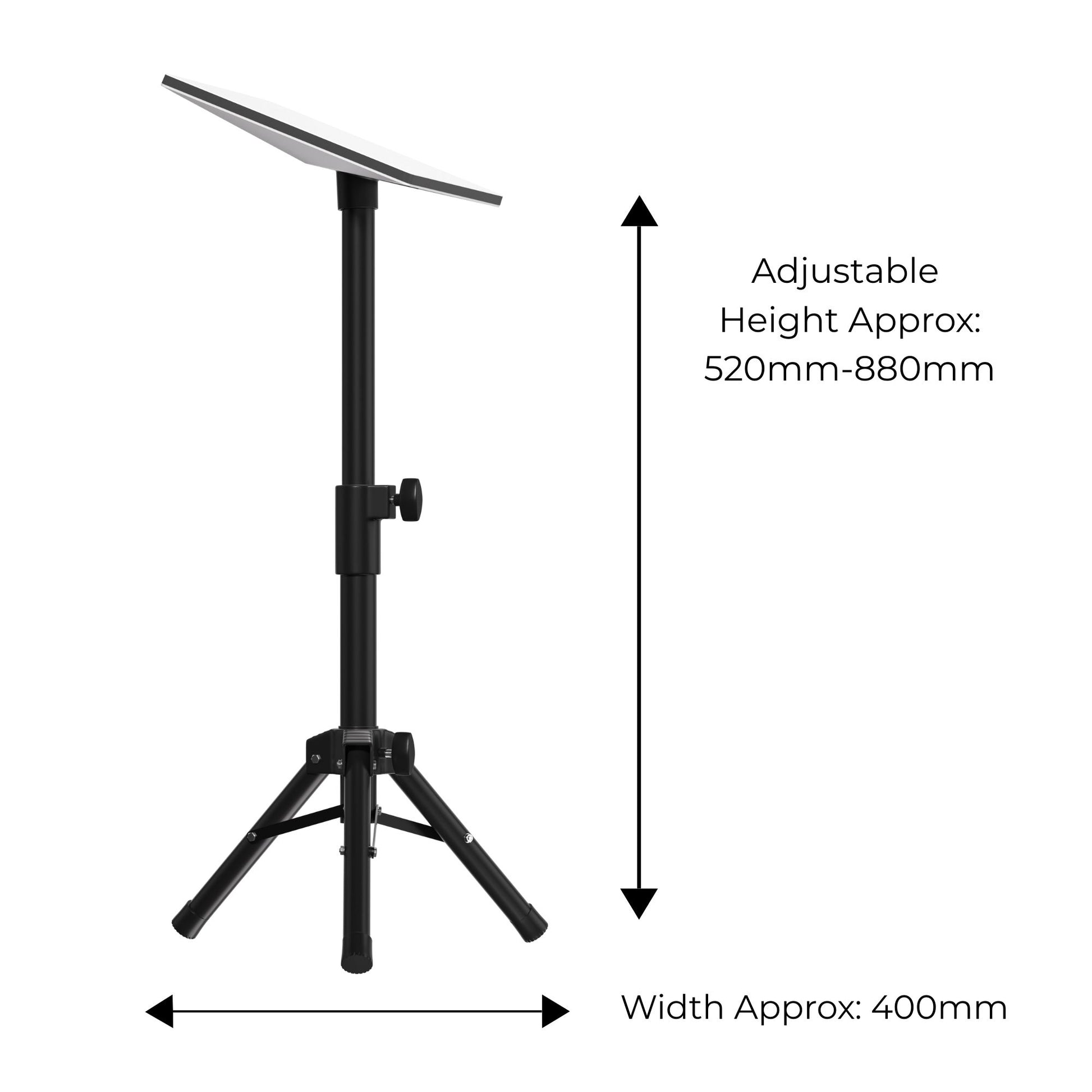 Starlink Mini compact tripod used in campervan setup