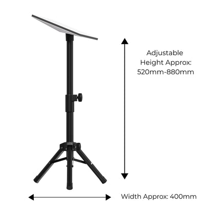 Starlink Mini compact tripod used in campervan setup