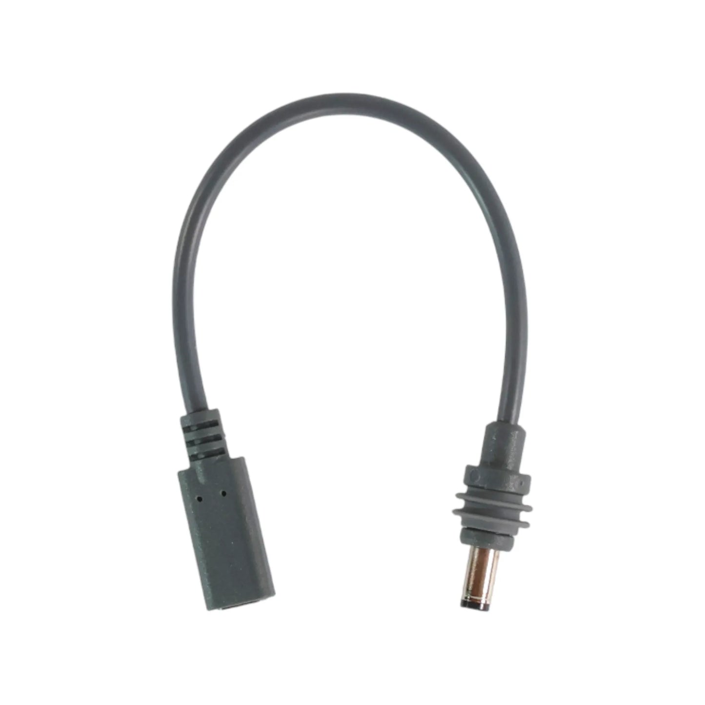Starlink Mini male to USB-C female connector cable laid out on bench