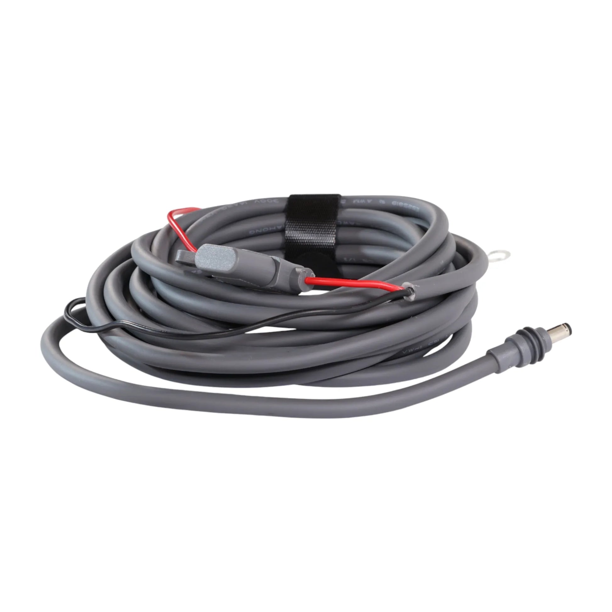 Starlink Mini pre wired DC power lead connected to fuse block