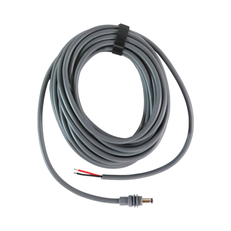 Starlink Mini twincore open end cable laid out on bench