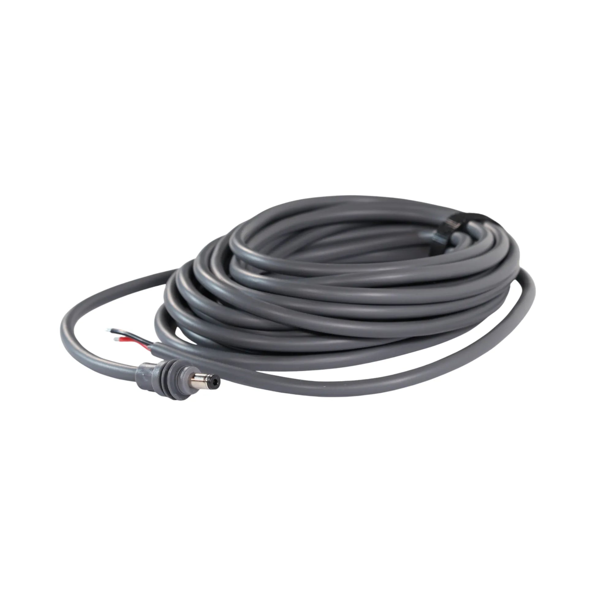 close-up of Starlink Mini twincore cable showing open wire ends