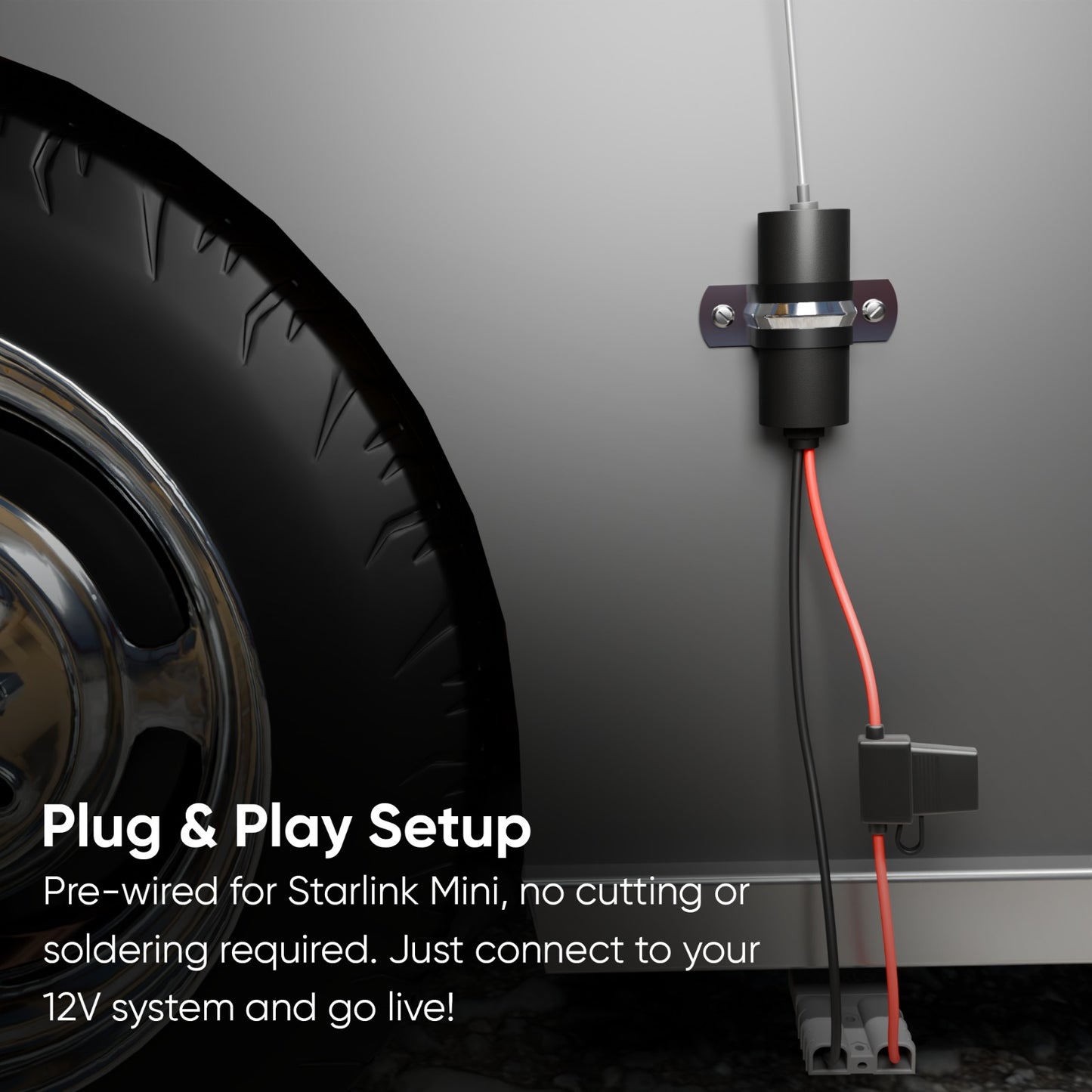 12v Starlink Mini Plug and Play Anderson Plug IP67