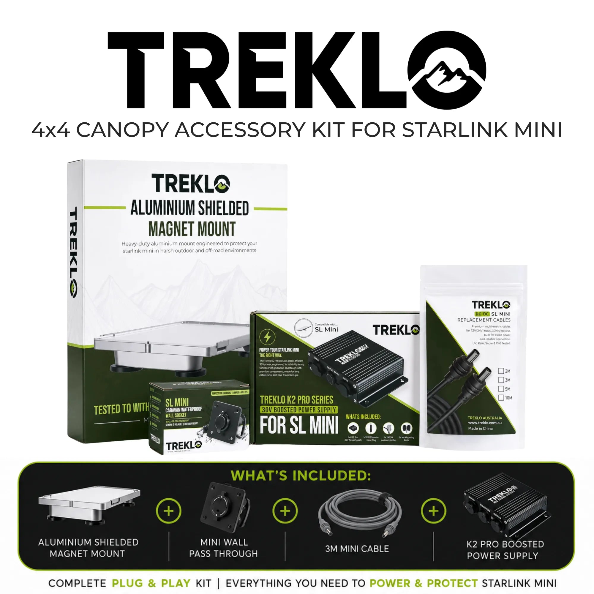 4x4 Canopy Accessory Kit For Starlink Mini