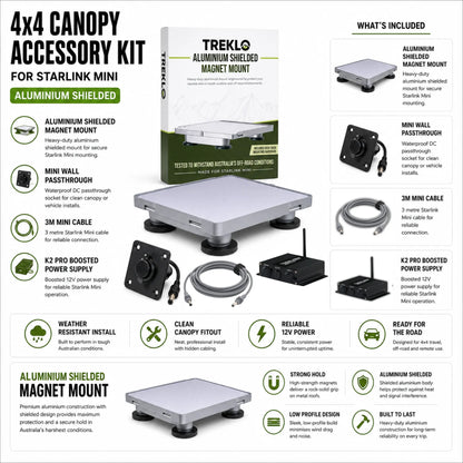 4x4 Canopy Accessory Kit For Starlink Mini