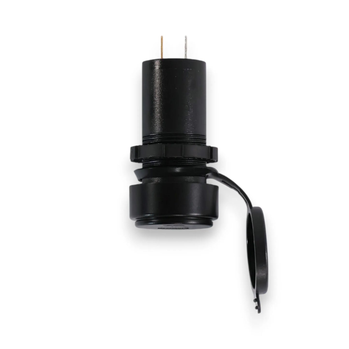 Treklo dual-port 100W charger used in campervan setup