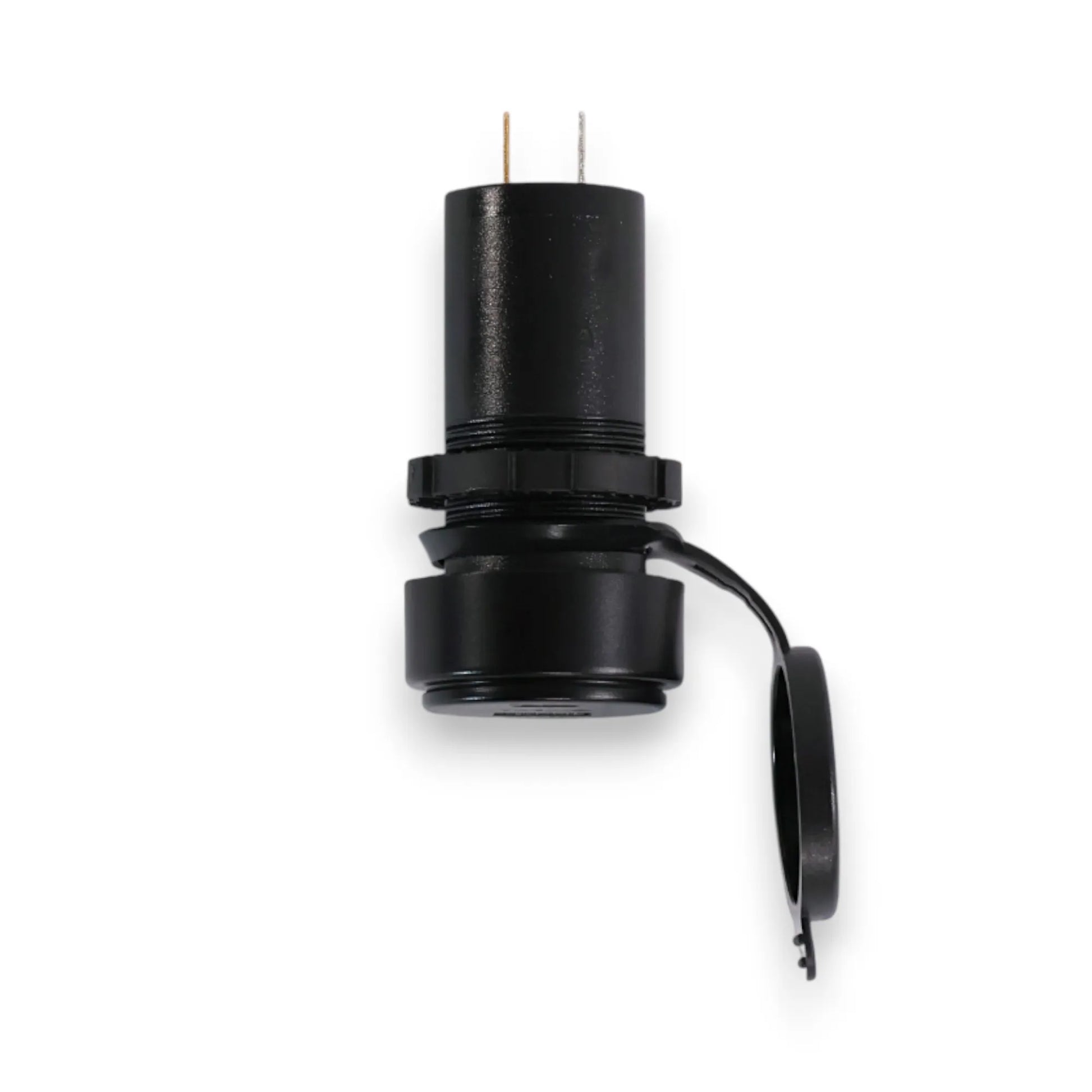 Treklo dual-port 100W charger used in campervan setup