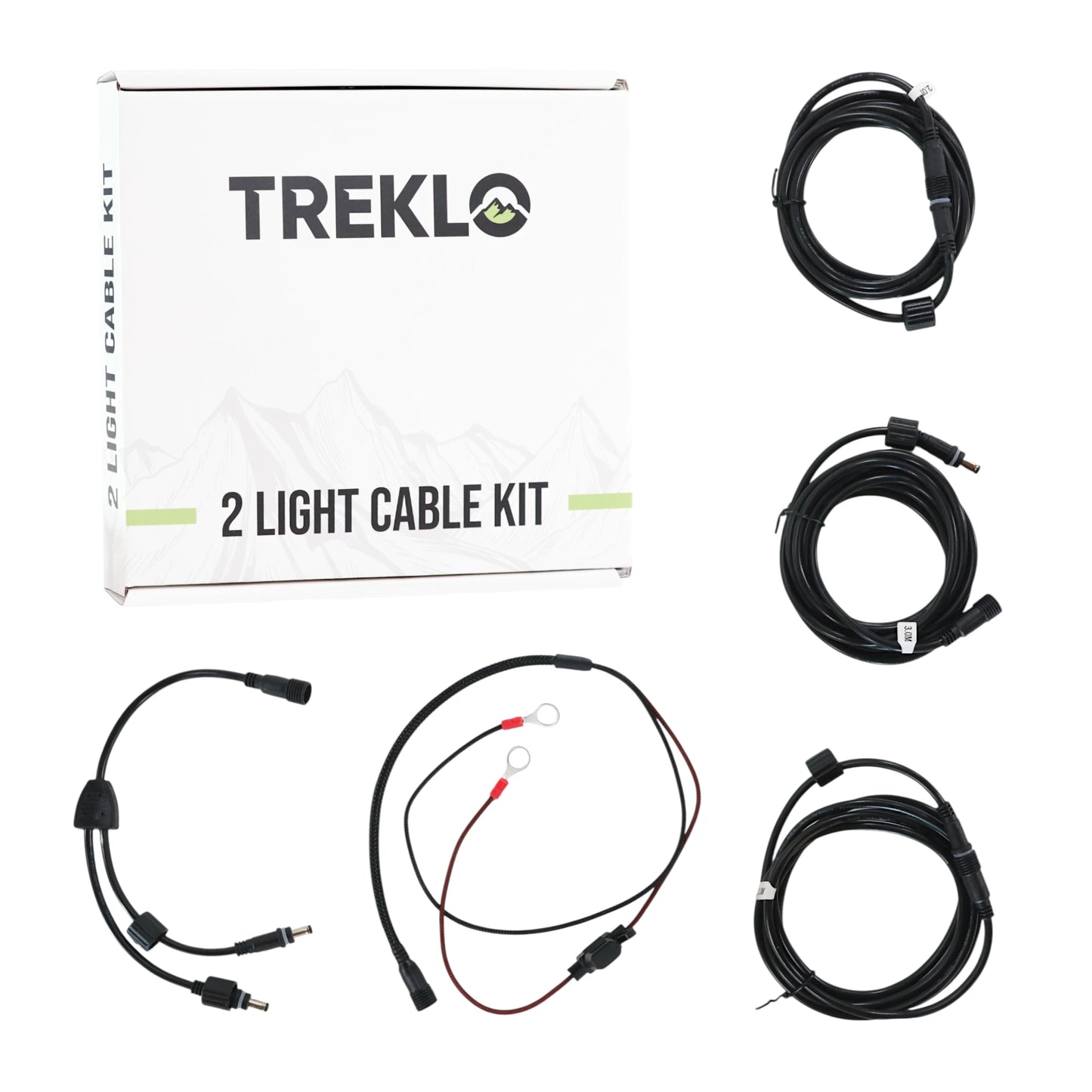 Treklo AquaLock canopy twin LED lighting cable kit.