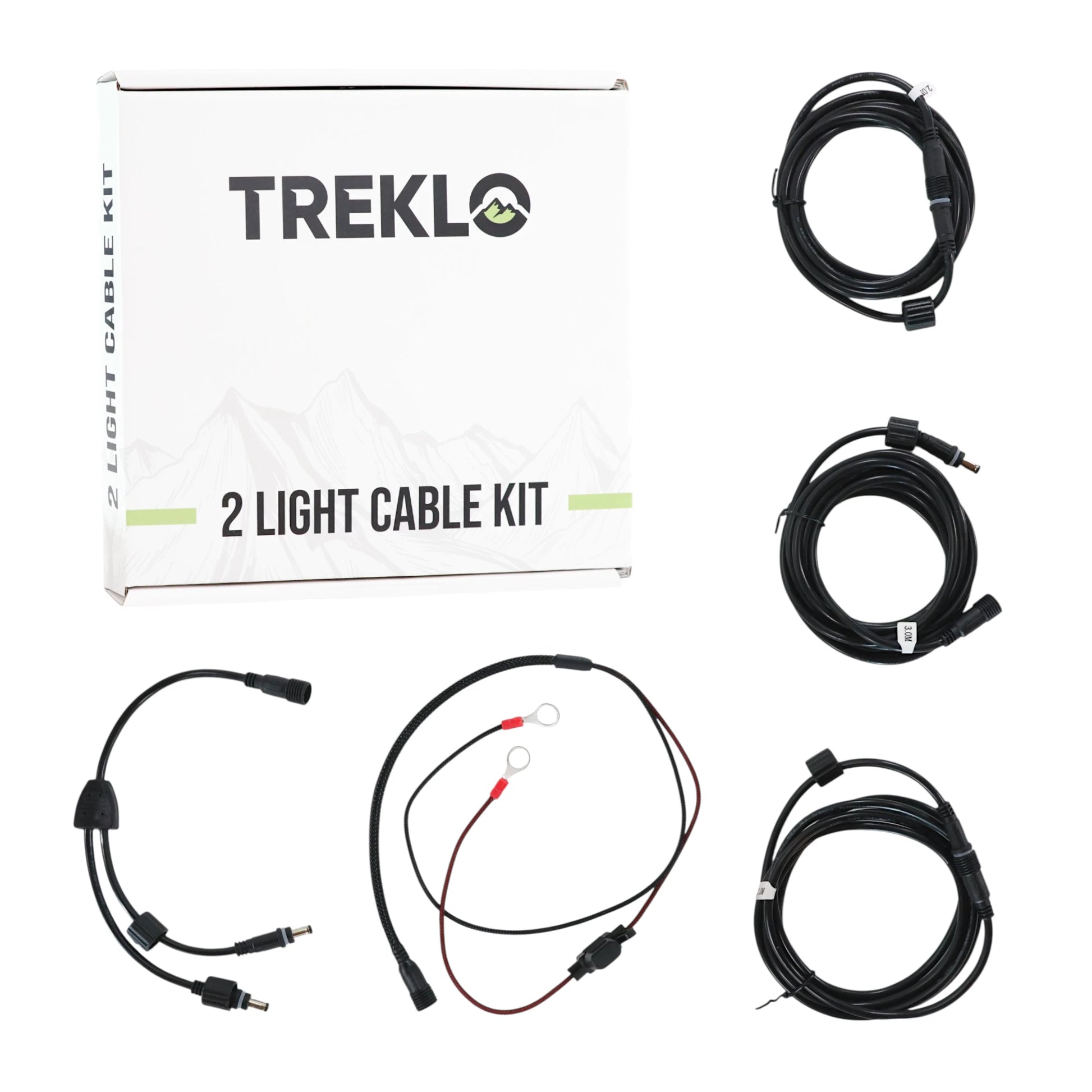 Treklo AquaLock canopy twin LED lighting cable kit.