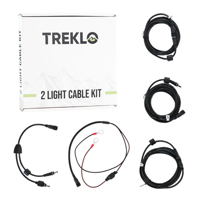 Treklo AquaLock canopy twin LED lighting cable kit.