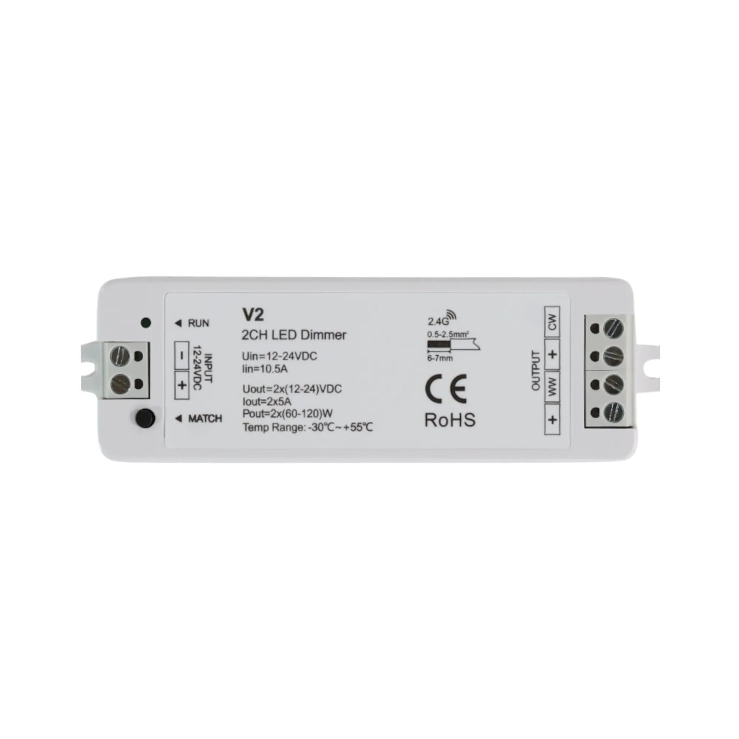 V2 LED CCT and brightness control module