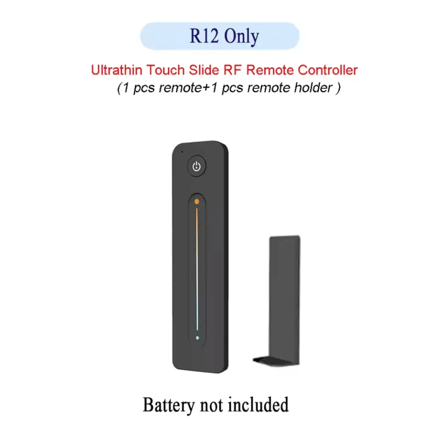 V2 controller wired to LED strip with R12 remote shown