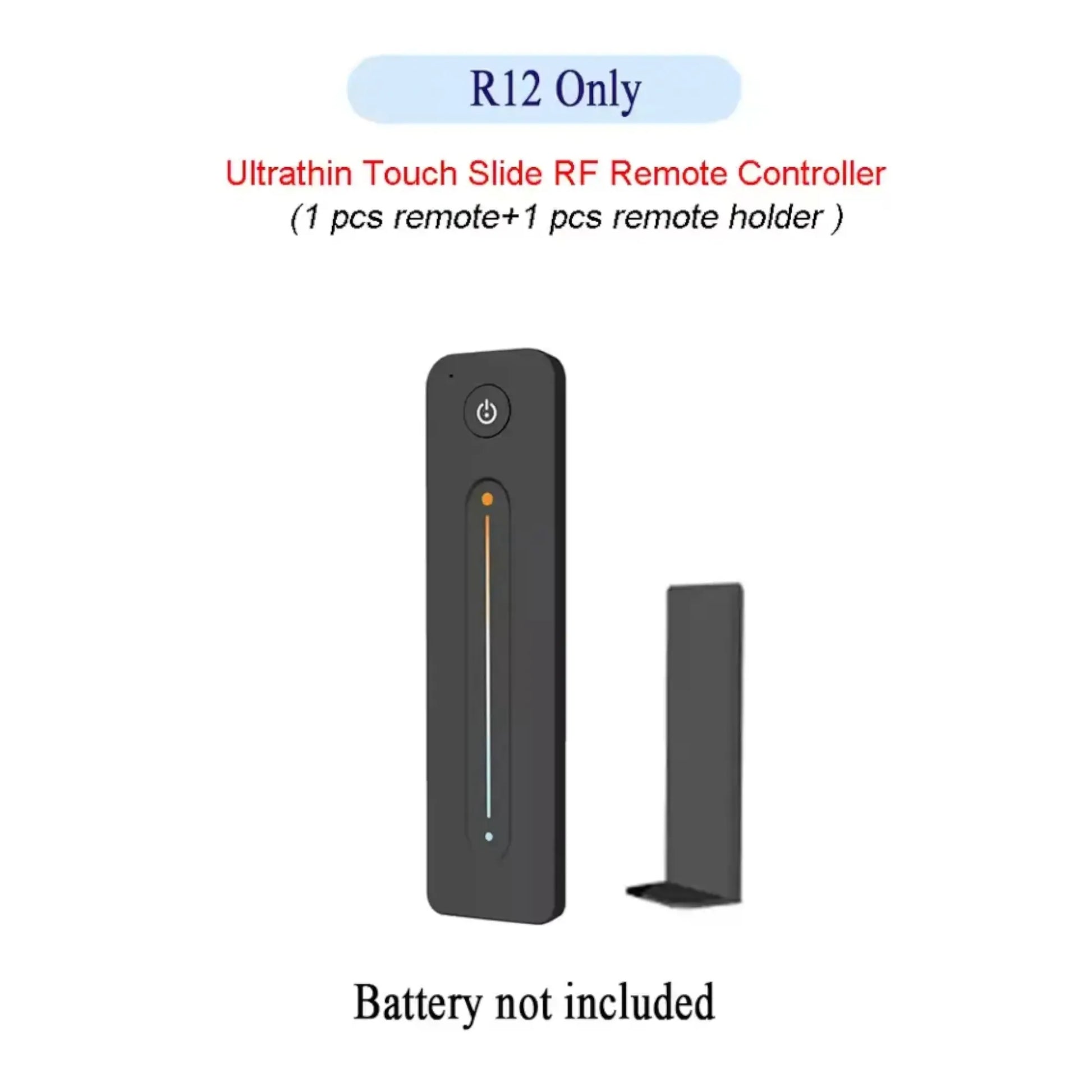 V2 controller wired to LED strip with R12 remote shown