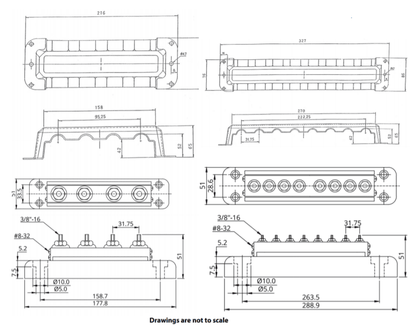 600A 4P/Terminals & Cover