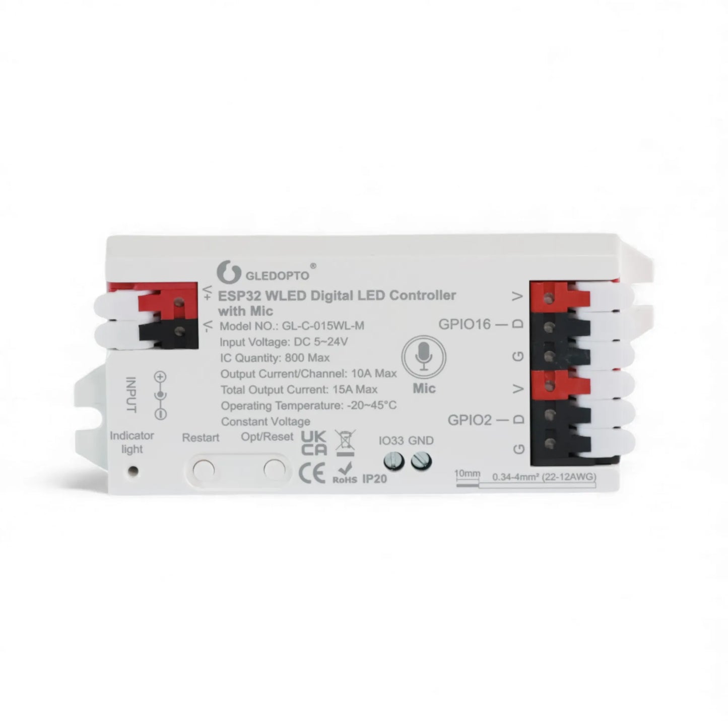 WLED Pro controller module on workbench