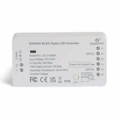 WLED controller module on bench