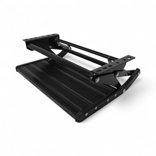 Black metal step