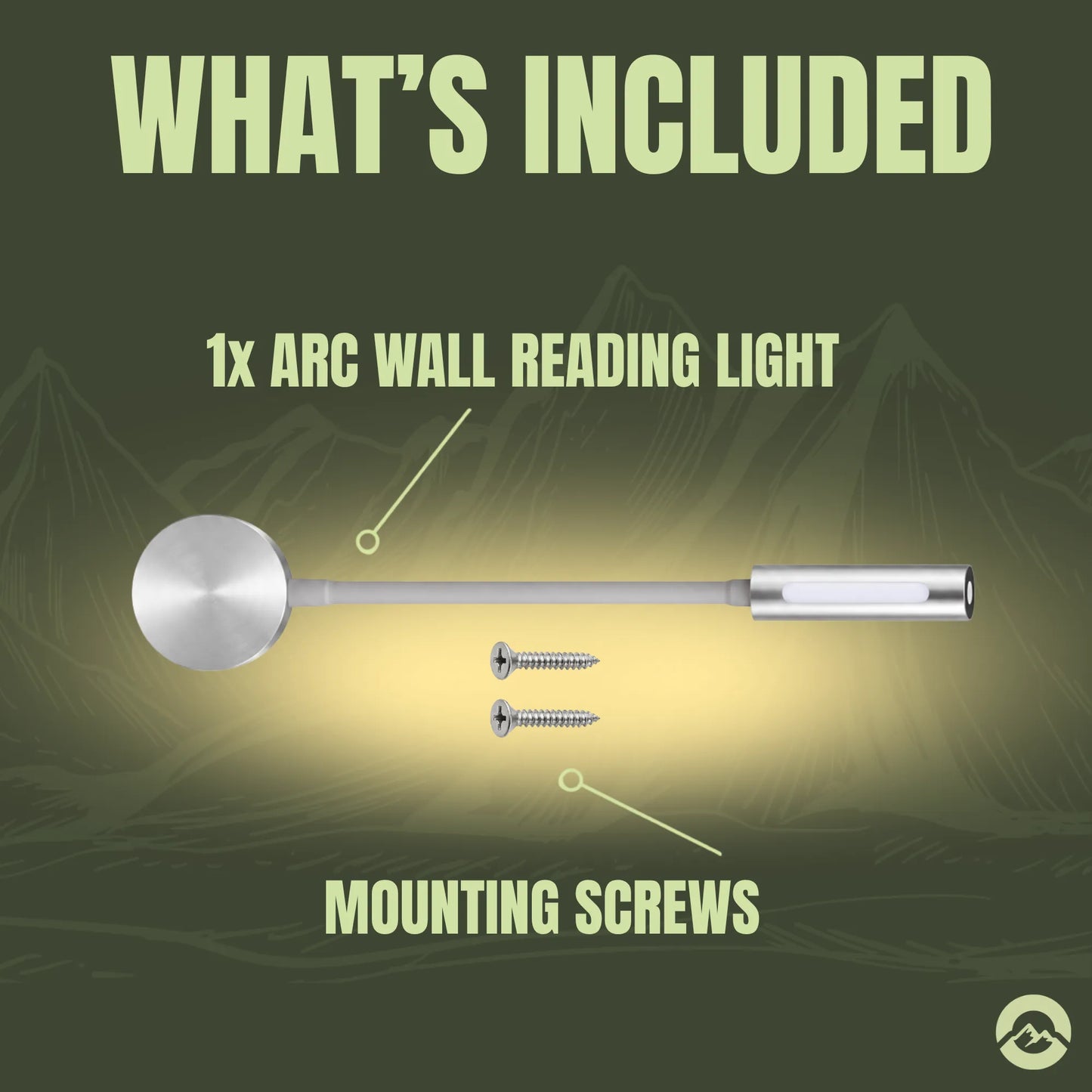 Adjustable LED reading lamp for caravans, campervans, and boats