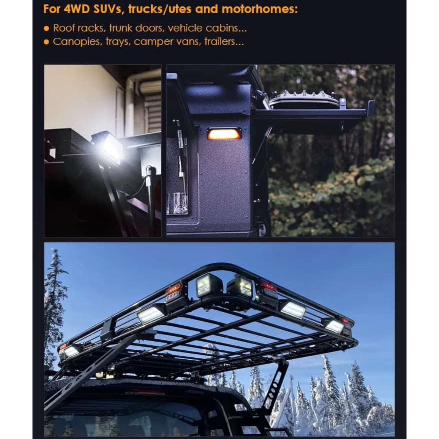 dimmable dual-color LED area light ready for mounting